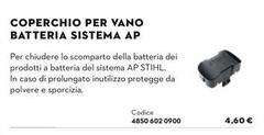 Coperchio Per Vano Batteria Sistema Ap