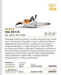 Stihl - Novita Msa 80 C-b