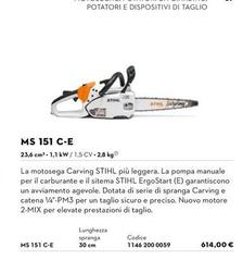 Stihl - Ms 151 C-e