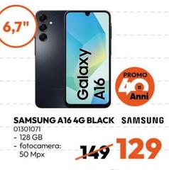 Samsung - A16 4G Black 