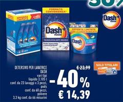 Dash - Detersivo Per Lavatrice