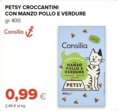 Consilia - Petsy Croccantini Con Manzo Pollo E Verdure