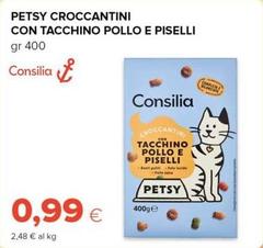Consilia - Petsy Croccantini Con Tacchino Pollo E Piselli