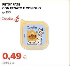 Consilia - Petsy Pate Con Fegato E Coniglio