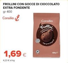 Consilia - Frollini Con Gocce Di Cioccolato Extra Fondente