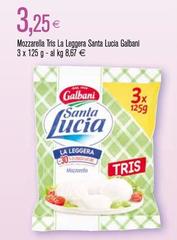 Galbani - Mozzarella Tris La Leggera Santa Lucia