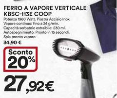 Coop - Ferro A Vapore Verticale Kbsc-113e