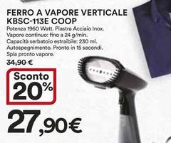 Coop - Ferro A Vapore Verticale Kbsc-113e