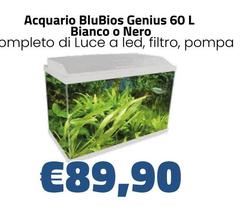Acquario Blubios Genius 60 L Bianco O Nero