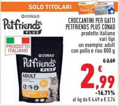 Conad - Petfriends Plus Croccantini Per Gatti