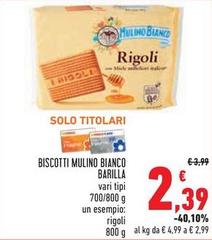 Barilla - Biscotti Mulino Bianco