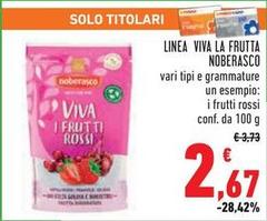 Noberasco - Linea Viva La Frutta