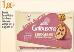 Galbusera - Biscotti Senza Glutine Zero Grano