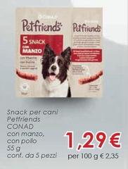 Petfriends - Snack Per Cani Con Manzo Con Pollo