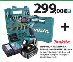 Makita - Trapano Avvitatore A Percussione Brushless 18V