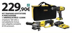 Stanley - Kit Trapano Avvitatore A Percussione + Smergilatrice 125mm