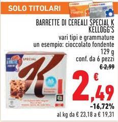 Kelloggs - Barrette Di Cereali Special K
