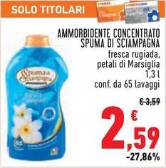 Spuma di Sciampagna - Ammorbidente Concentrato