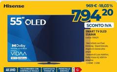 Hisense - Smart Tv Oled 55A86N