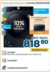 Samsung - Lavasciuga Ecodosatore Ai-Control WD90DG6G94BB