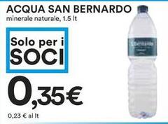 San Bernardo - Acqua