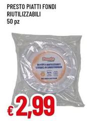 Presto - Piatti Fondi Riutilizzabili