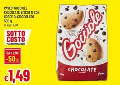 Pavesi - Gocciole Chocolate Biscotti Con Gocce Di Cioccolato