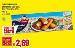 Capitan Findus - Bastoncini Con 100% Filetti Di Merluzzo