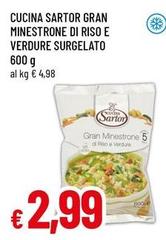 Cucina Sartor - Gran Minestrone Di Riso E Verdure Surgelato