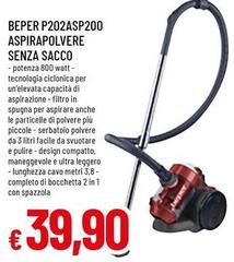 Beper - P202ASP200 Aspirapolvere Senza Sacco