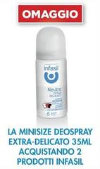 Infasil - La Minisize Deospray Extra-Delicato 35ml Acquistando 2 Prodotti