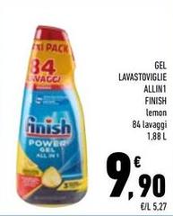 Finish - Gel Lavastoviglie Allin1