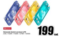 Nintendo - Switch Versione LITE
