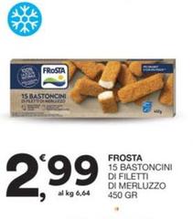 Frosta - 15 Bastoncini Di Filetti Di Merluzzo