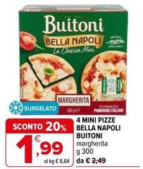 Buitoni - 4 Mini Pizze Bella Napoli