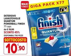 Finish - Detersivo Lavastoviglie Quantum Powerball