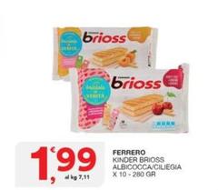Ferrero - Kinder Brioss Albicocca/Ciliegia