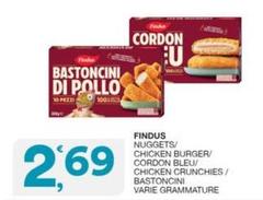 Findus - Nuggets/Chicken Burger/Cordon Bleu/Chicken Crunchies/Bastoncini