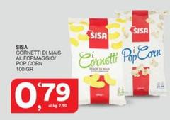 Sisa - Cornetti Di Mais Al Formaggio/ Pop Corn
