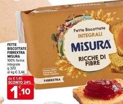 Misura - Fette Biscottate Fibrextra