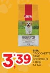 Sisa - Crocchette Cane Con Pollo E Riso