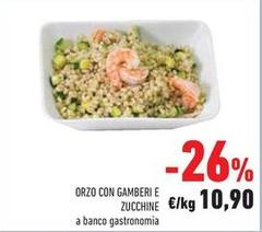 Orzo Con Gamberi E Zucchine