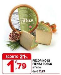 Pienza - Pecorino Di  Rosso
