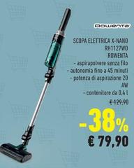 Rowenta - Scopa Elettrica X-nano RH1127WO