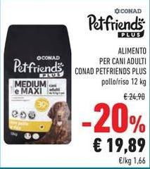 Conad - Petfriends Plus Alimento Per Cani Adulti 