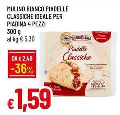 Mulino Bianco - Piadelle Classiche Ideale Per Piadina