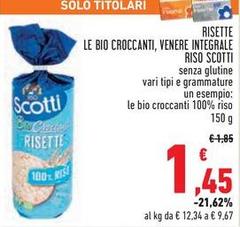 Riso Scotti - Risette Le Bio Croccanti, Venere Integrale