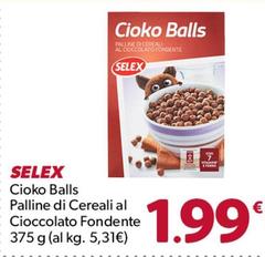 Selex - Cioko Balls Palline Di Cereali Al Cioccolato Fondente