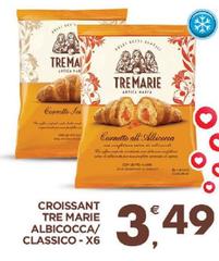 Tre Marie - Croissant  Albicocca/ Classico