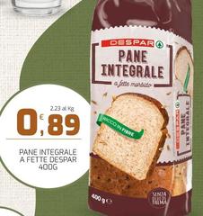 Despar - Pane Integrale A Fette
